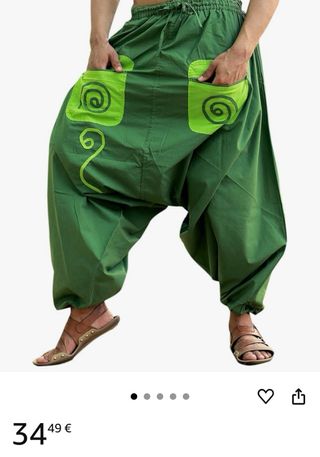 Pantalones Harem Sarjana Handicrafts Talla Única