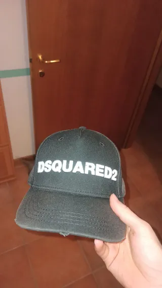 Cappellino Dsquared2 Nero e Bianco