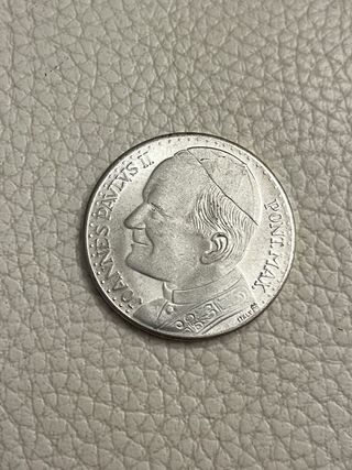 Moneda conmemorativa Viaje del Papa a España
