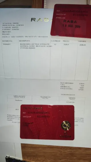 Brazalete Omega De Ville Acero Original