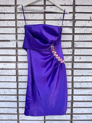 Vestido Morado Manoukian Talla S