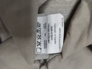 EDREDON  ACOLCHADO FINO BEIGE+GRIS