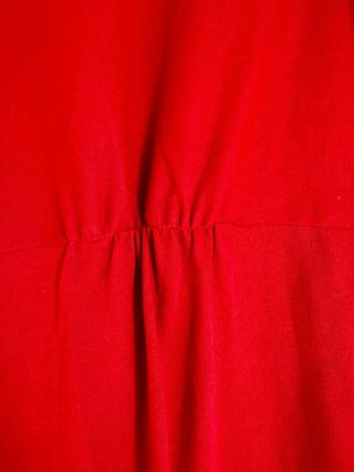 Cardigan rosso Zero nuovo lungo tasche S