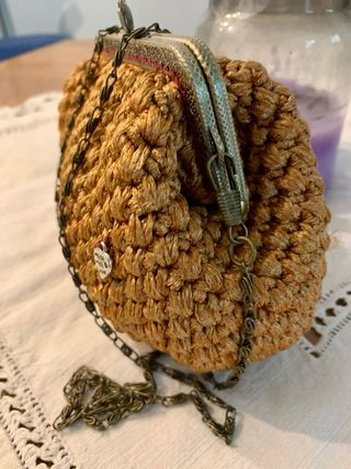 Borsetta Fatta a Mano Oro