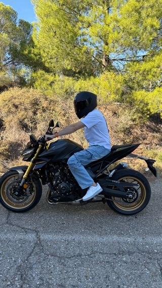 Casco Integral Moto Negro Tallas M, L, XL