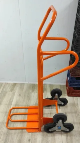 Carretilla Sube Escaleras Naranja