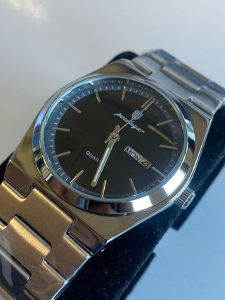 Reloj Poedagar negro nuevo de hombre