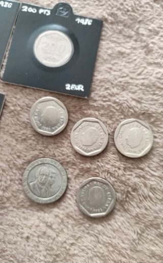 10 monedas 200 Pesetas 