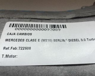 Caja mercedes-benz 97089 722608 clase e (w210) 3.0