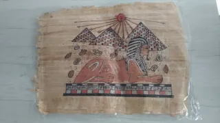 3 Papiri Egiziani Dipinti