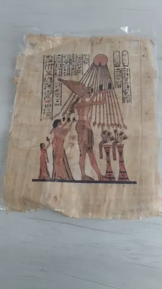 3 Papiri Egiziani Dipinti