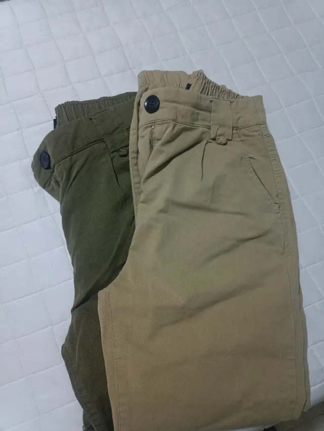Pantalones Bershka Talla 34 Beige
