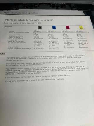 Impresora HP Color LaserJet Pro 3202dw