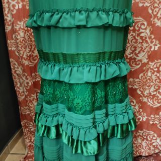 Vestido alta costura Cabotine T40