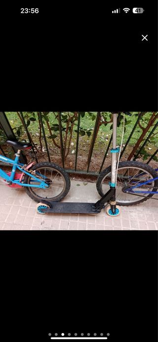 2 Bicicletas y 1 Patinete