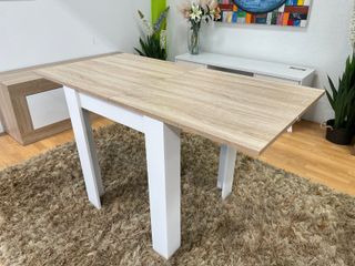 Mesa extensible cuadrada nueva