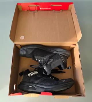 Zapatillas Puma Softride Enzo Evo Jr Negras