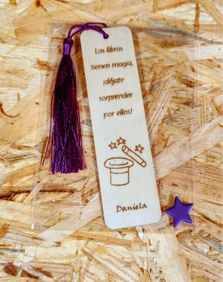 Marca páginas personalizado.