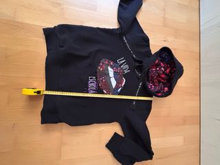 Sudadera Desigual Negra con Estampado