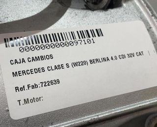 97101 722639 caja mercedes-benz clase s (w220) 4.0