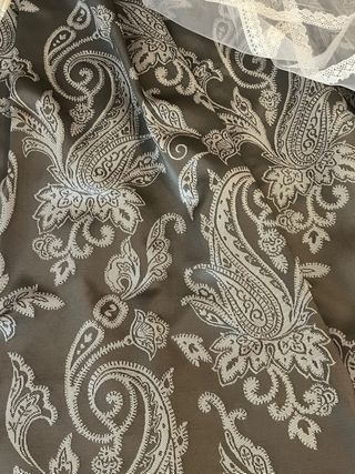Traje de huertana gris 