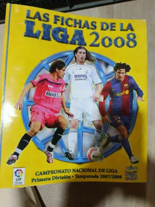 Album cromos fútbol Liga 2008
