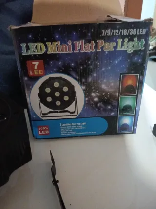 LED Mini Flat Par Light Effetto Discoteca