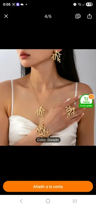 Conjunto de joyas estilo callejero vintage 