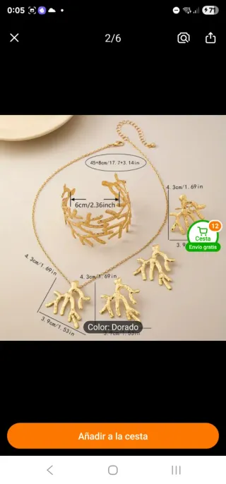 Conjunto de joyas estilo callejero vintage 