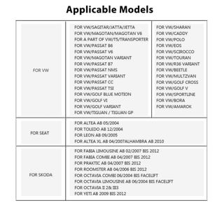 Radio Coche Pantalla Táctil para Volkswagen