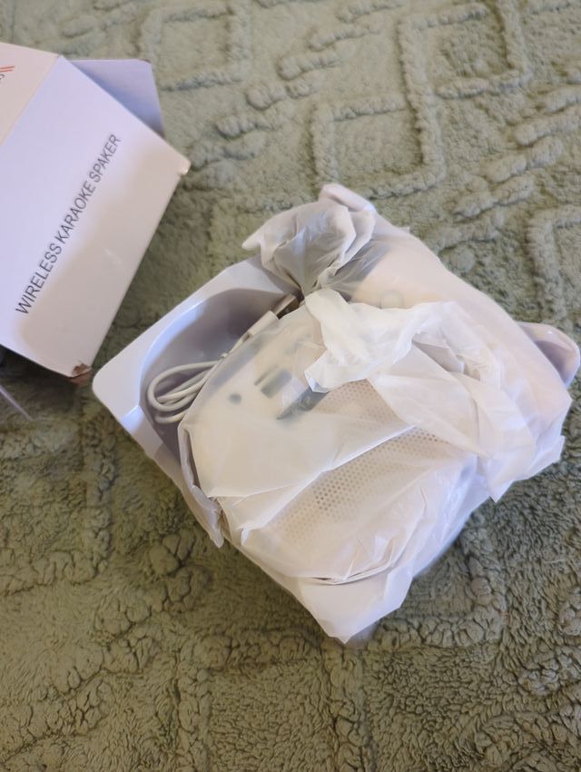 Novo Karaoke Portátil com Microfones