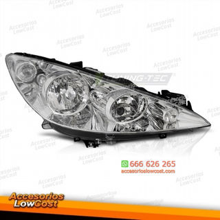 FARO CROMADO LED LADO DERECHO TYC PARA PEUGEOT 30