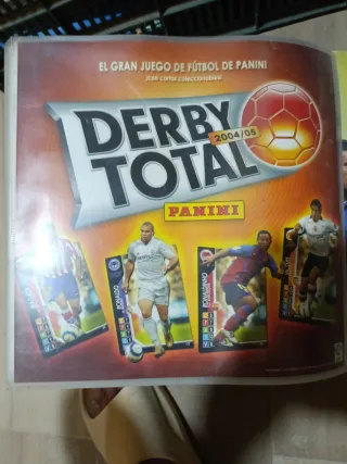 Álbum cromos Panini Derby Total 2004/05