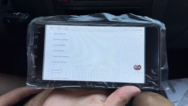 Pantalla para coche nueva