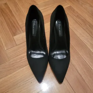 Zapatos tacón alto negros talla 35