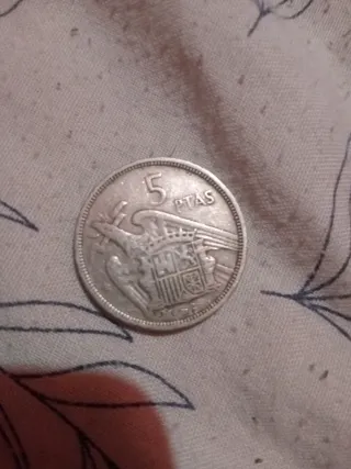 Moneda 5 Pesetas Franco 1957
