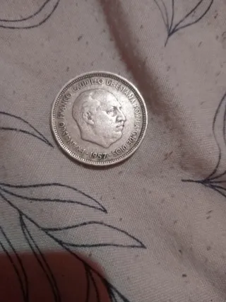 Moneda 5 Pesetas Franco 1957