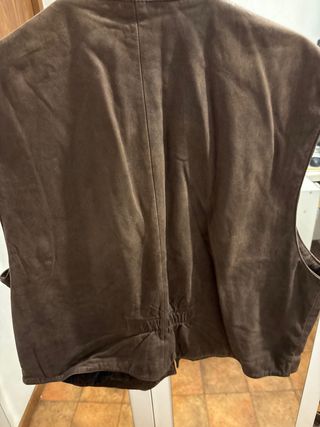 Chaleco vintage marrón Talla L