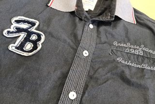 Camisa Negra Manga Corta