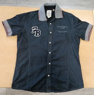 Camisa Negra Manga Corta