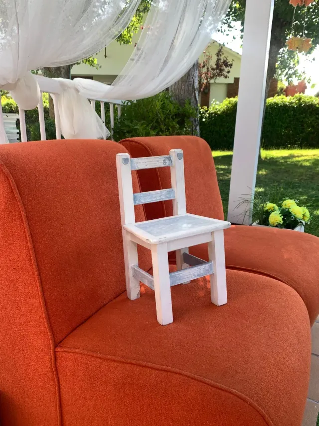 Sillita infantil madera decorativa 40 x 23 x 21