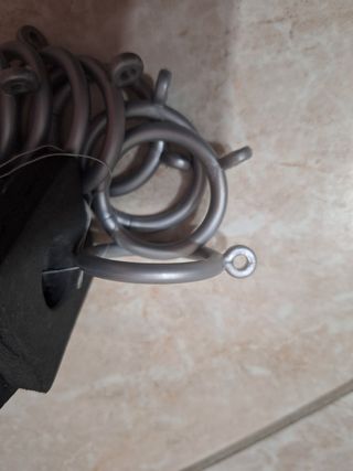 Ganci per tende in plastica 14 pezzi