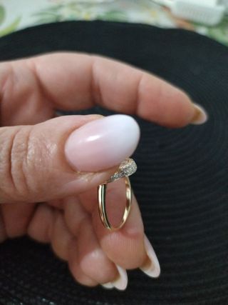 Anillo Plata 925 Mujer Flor Verde