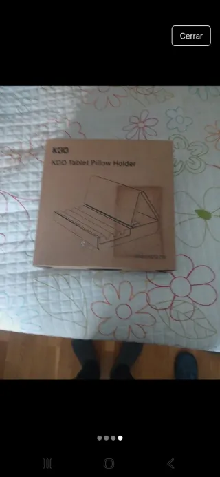 Soporte Almohada KDD Azul Tablet
