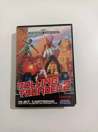Juego Rolling Thunder 2 - Mega Drive con manual 