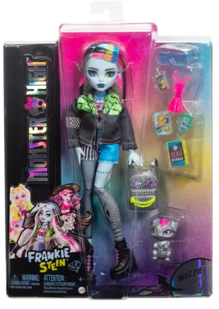 Muñeca Monster High Frankie Stein con Mascota