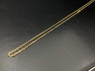 cadena oro 18k 37cm