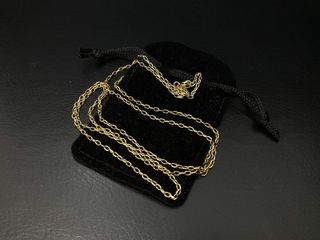 cadena oro 18k 37cm