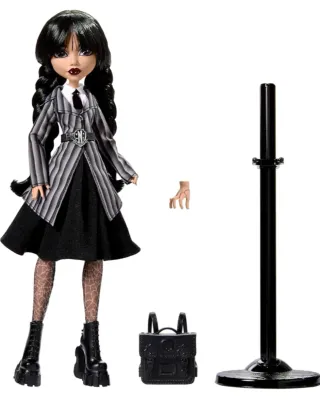 Muñeca Monster High Miércoles + Accesorios