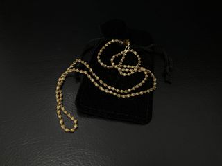 cadena oro 18k 25cm